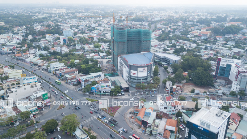 Chuẩn bị CẤT NÓC chung cư Biconsi Tower
