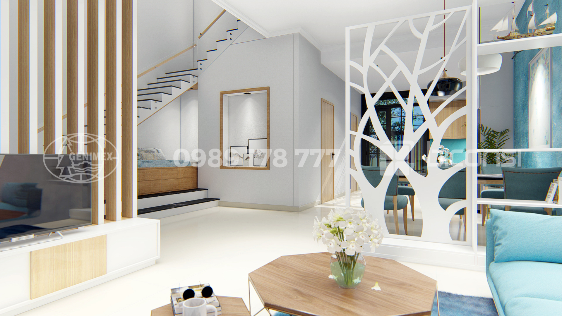 Nhà phố liên kế Phú Mỹ 7x17m – tận hưởng cuộc sống tiện nghi, hiện đại