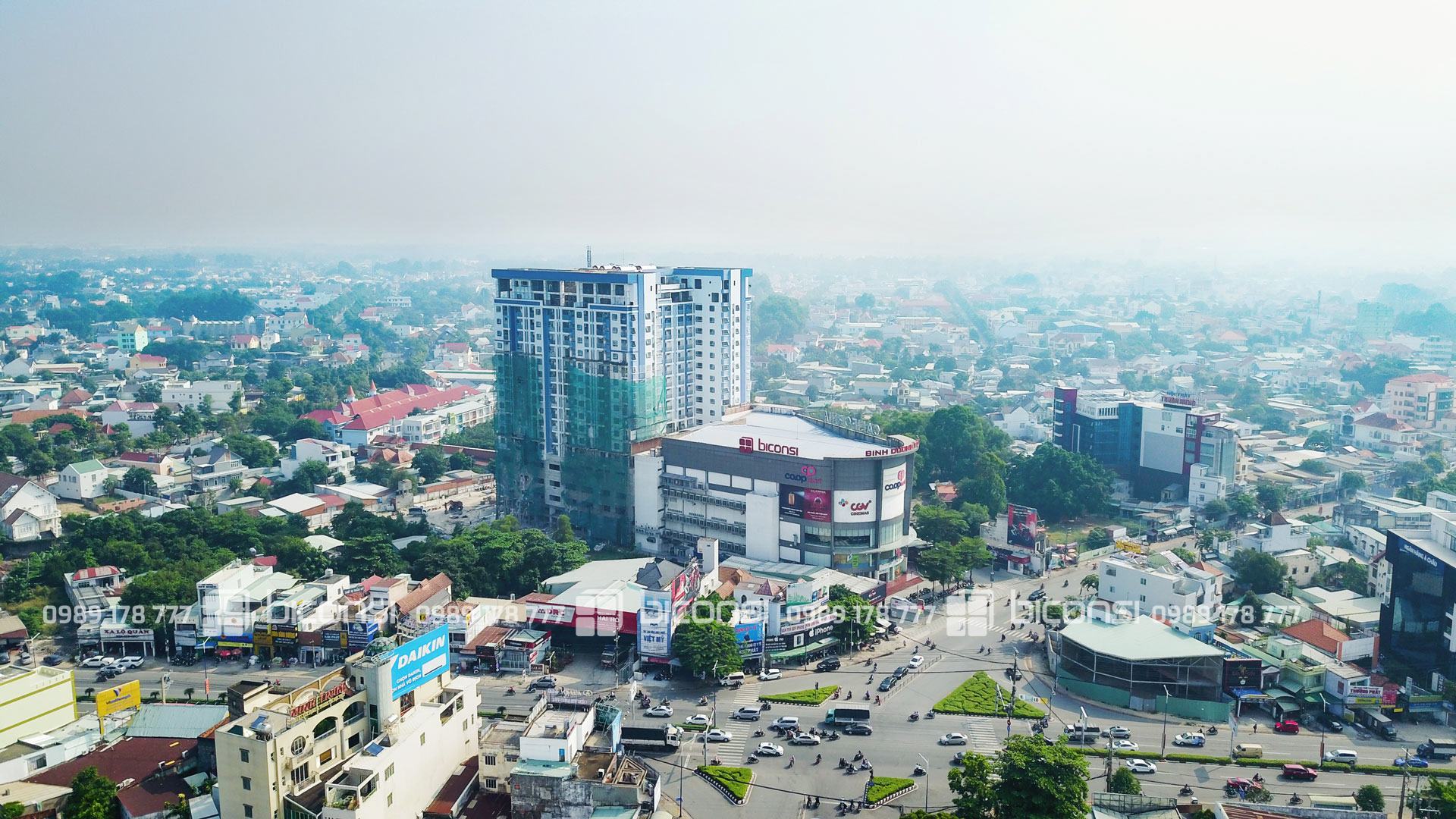 Cập nhật hình ảnh tiến độ căn hộ cao cấp Biconsi Tower ngày 18/11/2019