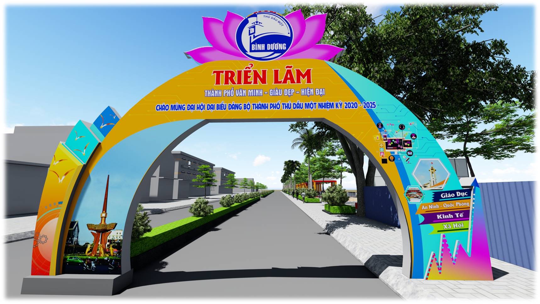 Biconsi Group tham gia triển lãm Thành tựu Kinh tế - Xã hội, An ninh - Quốc phòng thành phố Thủ Dầu Một