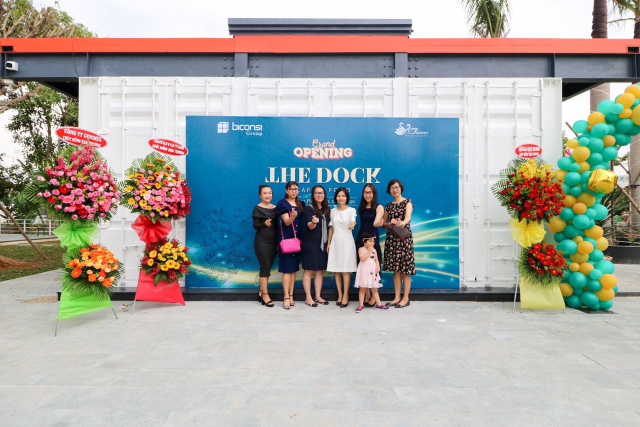Khai trương The Dock Cafe & Food và Biconsi Yacht tại Khu biệt thự Tiamo Phú Thịnh ngày 20/06/2020