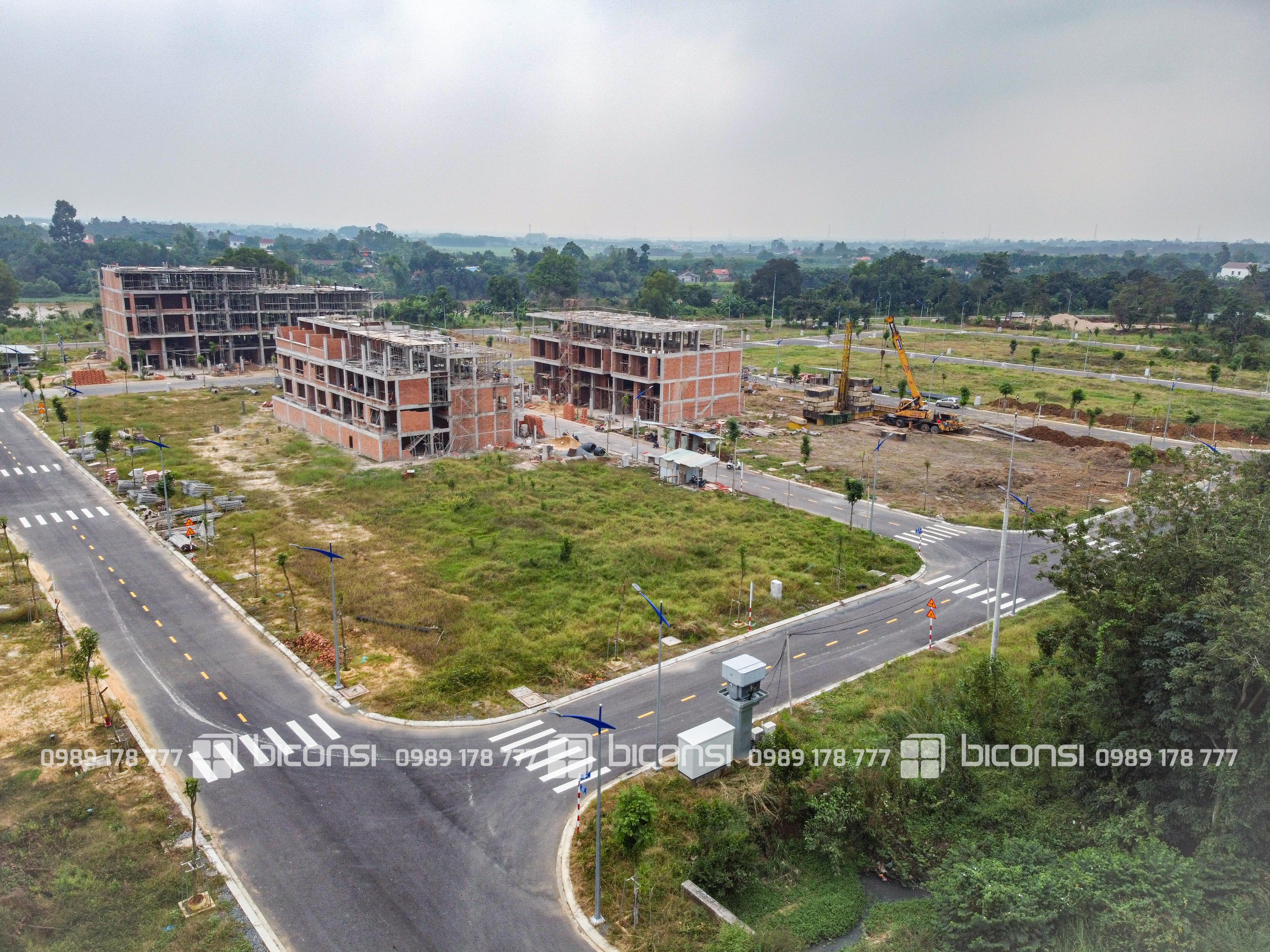 Cập nhật tiến độ xây dựng Khu nhà ở Biconsi Riverside (đợt 1) - Tháng 11/2020