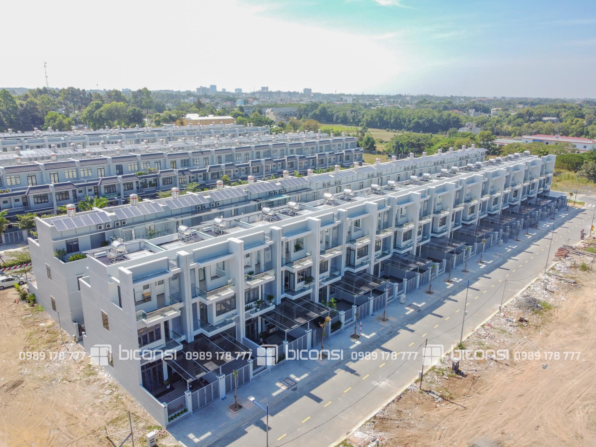 Tiến độ xây dựng đợt 3 - lô E dự án Khu nhà ở TMDV Phú Mỹ (Tp. Thủ Dầu Một) - Tháng 12/2020