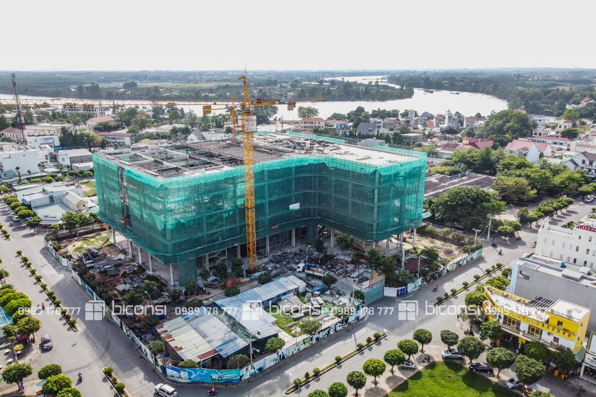 Trung tâm thương mại dịch vụ Uyên Hưng - Tiến độ đến tháng 12/2020
