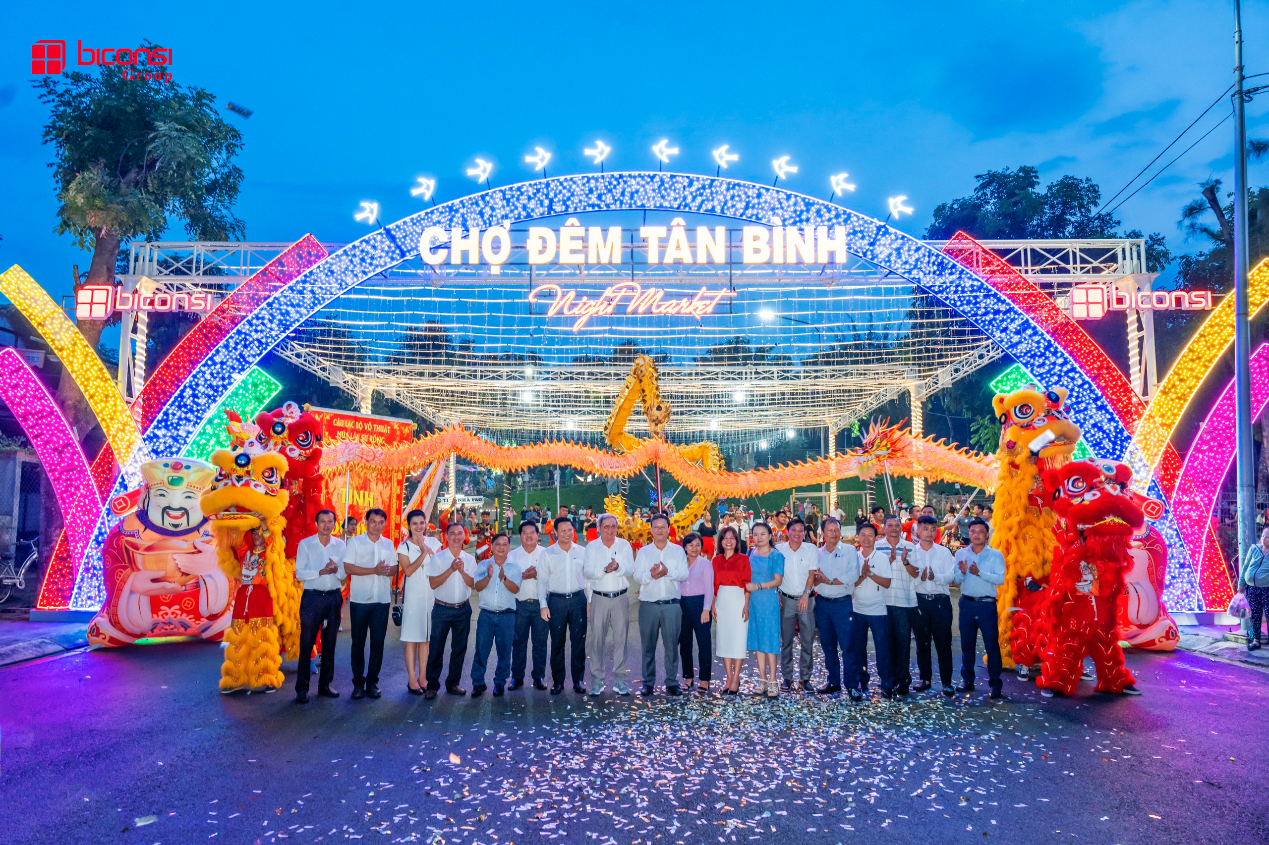 Tưng bừng khai trương Chợ đêm Tân Bình tại Khu Dân cư Dịch vụ Tân Bình