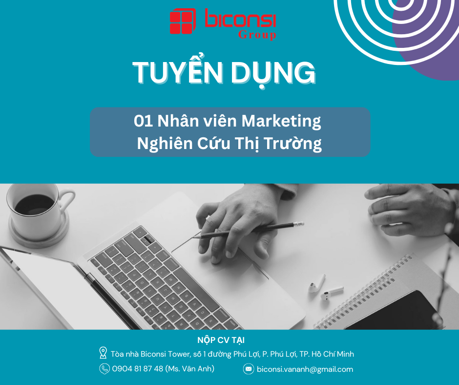 Biconsi | Tuyển dụng nhân viên Marketing nghiên cứu thị trường