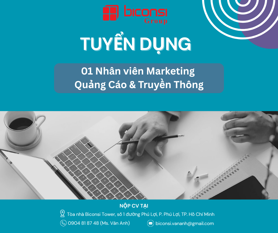 Biconsi | Tuyển dụng nhân viên Marketing Quảng cáo & Truyền thông