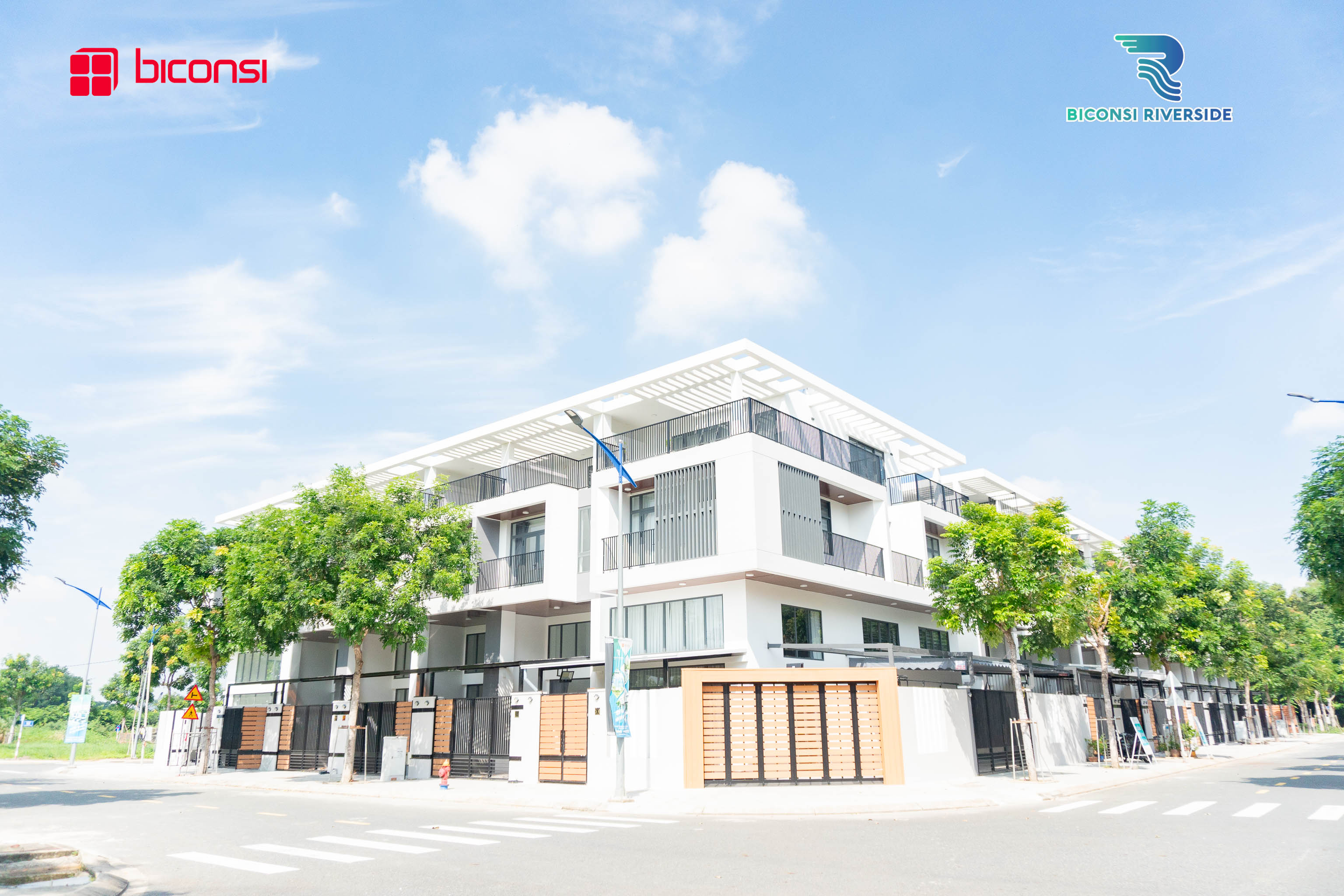 Giới thiệu 06 căn nhà đất lô B dự án Khu nhà ở Biconsi Riverside