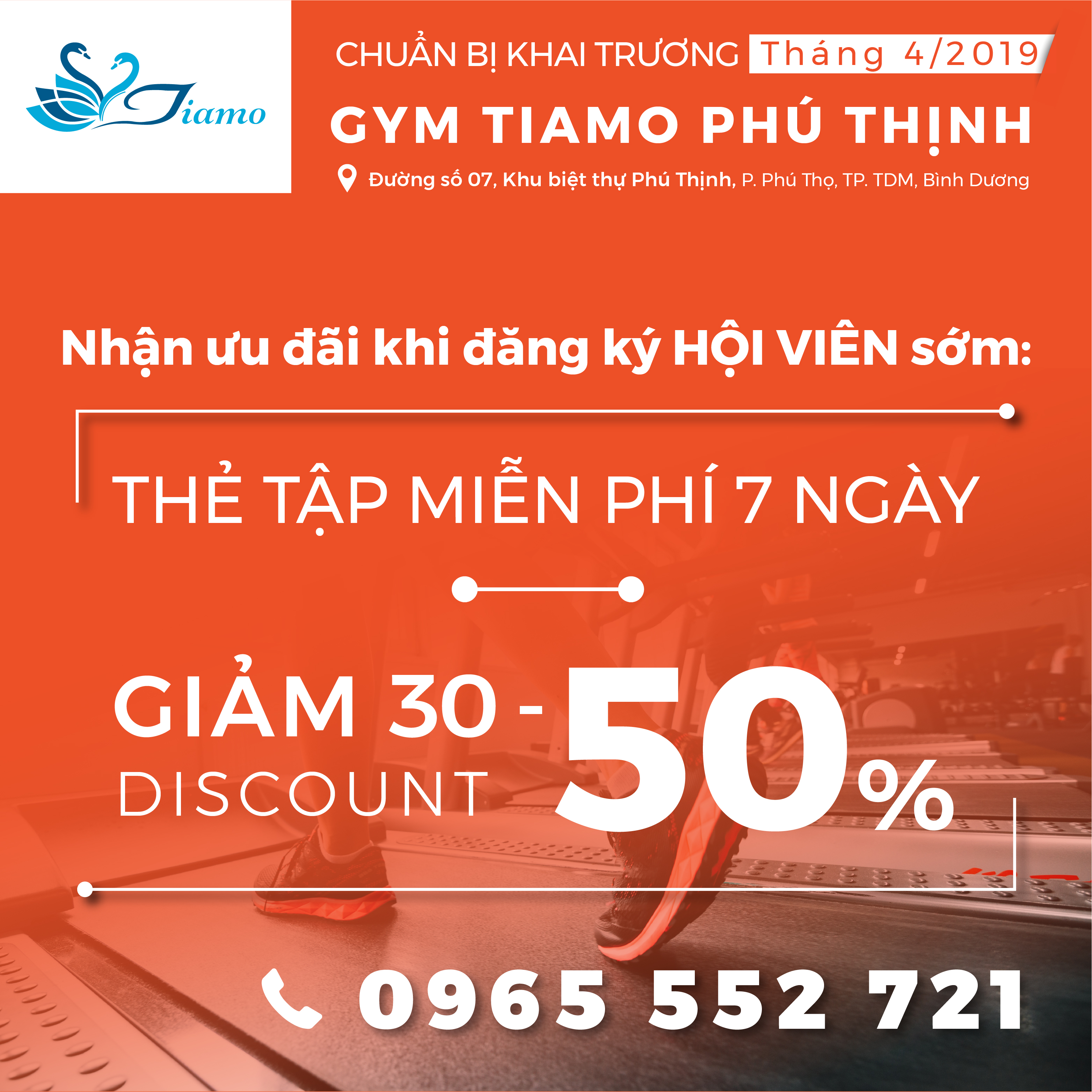 Khai trương CLB Gym Tiamo Phú Thịnh